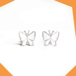 Butterfly Gold Plated Earrings For Girls