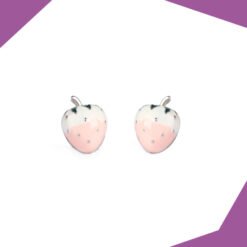 Strawberry Gold Plated Earrings For Girls