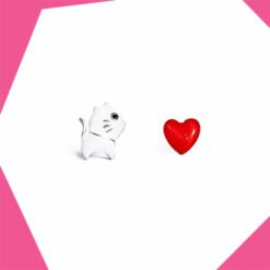 Kitty Love Gold Plated Earrings For Girls