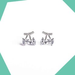 Hearts on a Vine Gold Plated Earrings For Girls