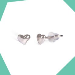 Tiny Heart Gold Plated Earrings For Girls