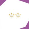 THE CROWN GOLD PLATED EARRINGS FOR GIRLS