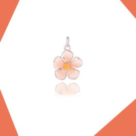 FRANGIPANI FLOWER GOLD PLATED PENDANT FOR GIRLS