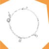 THE LUCKY CHARM GOLD PLATED  BRACELET FOR GIRLS (WG)