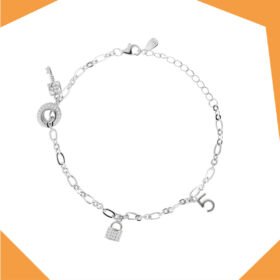 THE LUCKY CHARM GOLD PLATED  BRACELET FOR GIRLS (WG)
