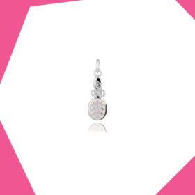 QUEEN'S HAIR BRUSH GOLD PLATED PENDANT FOR GIRLS