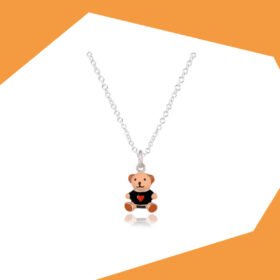 SOFT TOY SOUVENIR GOLD PLATED PENDANT SET FOR GIRLS