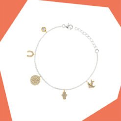 THE LUCKY CHARM GOLD PLATED BRACELET FOR GIRLS (WG,YG)