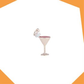 MOCKTAILS BY THE POOL GOLD PLATED PENDANT FOR KIDS