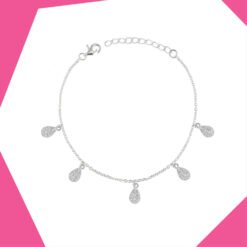 'Dew Drops  Gold Plated Bracelet For Girls (WG)
