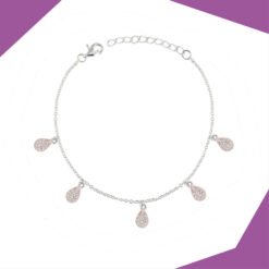 'Dew Drops Gold Plated Bracelet For Girls (RG)