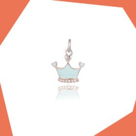 ROYAL CROWN GOLD PLATED PENDANT FOR GIRLS