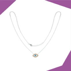 THE EVIL EYE GOLD PLATED  PENDANT SET FOR GIRLS (RG)