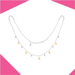 THE CHARM GOLD PLATED NECKLACE FOR GIRLS (WG,YG)