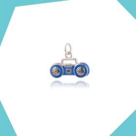 MUSIC SYSTEM  GOLD PLATED PENDANT FOR KIDS