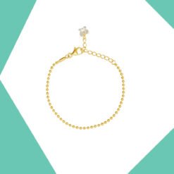 GOLD PLATED THE BEADED BRACELET FOR KIDS (YG)