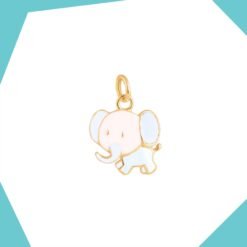 BABY ELEPHANT GOLD PLATED PENDANT FOR KIDS (YG)