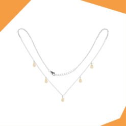 'Dew Drops Gold Plated Necklace For Girls (YG)