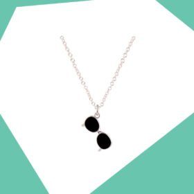SUNGLASSES GOLD PLATED PENDANT SET FOR GIRLS