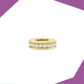 HIDDEN HEARTS GOLD PLATED SPACER FOR GIRLS (YG)