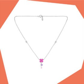 THE DAINTY DANGLING GOLD PLATED NECKLACE FOR GIRLS (YG)