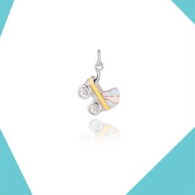 BABY PRAM GOLD PLATED PENDANT FOR KIDS