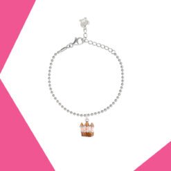 CASTLE ON THE CLIFF GOLD PLATED BRACELET FOR GIRLS