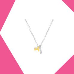 CIRCUS PONY AND NAME BAR SET (WHITE GOLD)