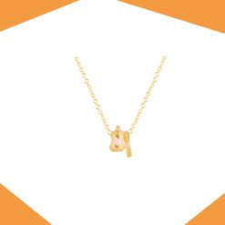 FEEDING BOTTLE AND NAME BAR SET (YELLOW GOLD)