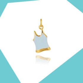 FOR MY WORKOUTS GOLD PLATED PENDANT FOR KIDS