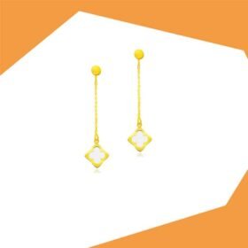 TWO TO TANGO GOLD EARRINGS FOR TEENS