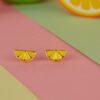 LEMONCELLO WEDGE GOLD EARRINGS FOR BABY GIRL