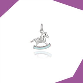 ROCKING HORSE GOLD PLATED PENDANT FOR KIDS