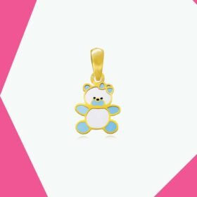 HUSH HUSH LITTLE BEAR 3 GOLD PENDANT FOR KIDS