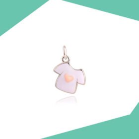 I LOVE MY T- SHIRT GOLD PLATED PENDANT FOR KIDS
