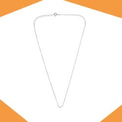 GOLD PLATED BASE NECKLACE (WHITE GOLD) FOR GIRLS