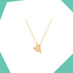 LUCKY TWITTER AND NAME BAR SET (YELLOW GOLD)