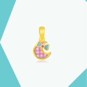 PAPA, PLEASE GET THE MOON FOR ME GOLD PENDANT FOR BABY GIRL