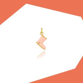 RAIN BOOTS GOLD PLATED PENDANT FOR KIDS