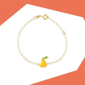 THE PERFECT PEAR GOLD BRACELET FOR KIDS