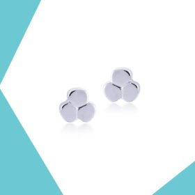 THREE TOGETHER GOLD EARRINGS FOR BABY GIRL