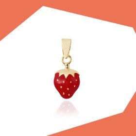 VERY BERRY STRAWBERRY PENDANT FOR BABY GIRL