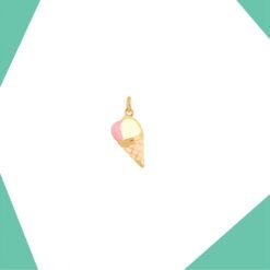 SCOOPS OF GELATO GOLD PLATED PENDANT FOR GIRLS (RG)