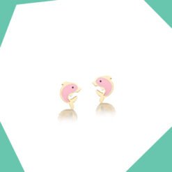 Baby Dolphin 9kt Gold Earrings For Girls