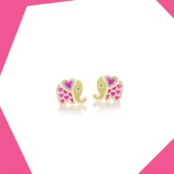Ele In Love 9kt Gold Earrings For Girls